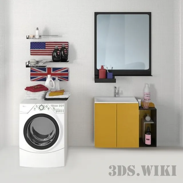 bathroom - Bathroom sets 3D Model