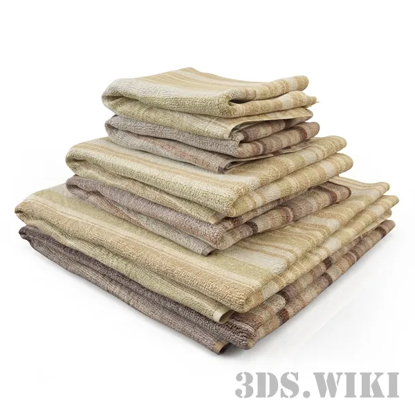 bathroom - Bathroom towels 3D Model