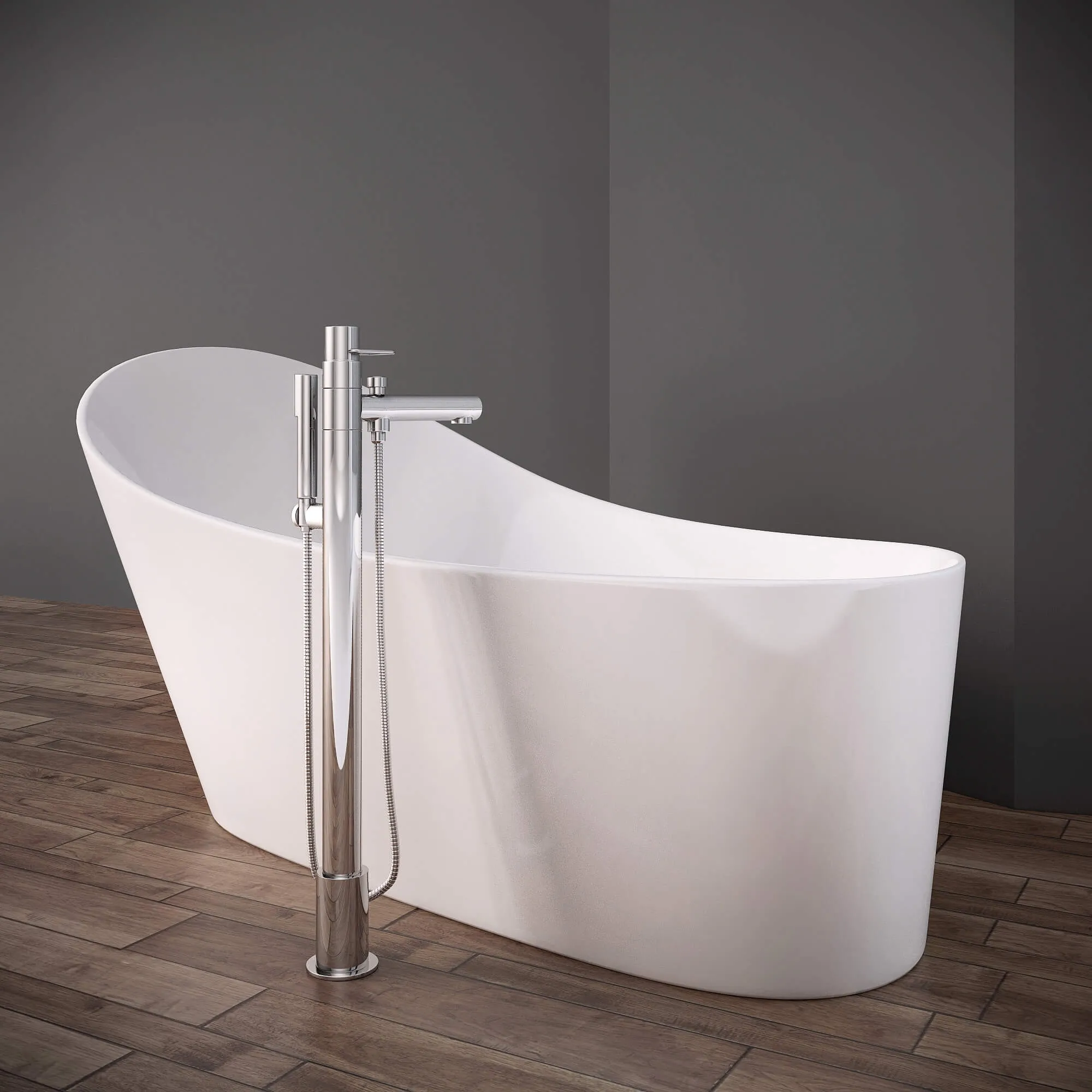 bathroom - Bathtub mixer Laufen Palomba Colle 8 3D Model