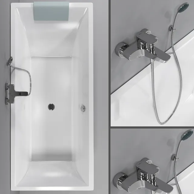 bathroom - Bathtub Villeroy 79 3D Model