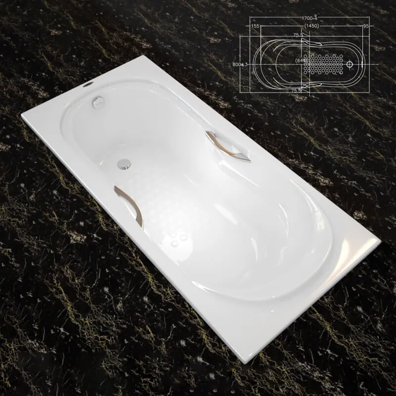 bathroom - Bathtub Villeroy 90 3D Model