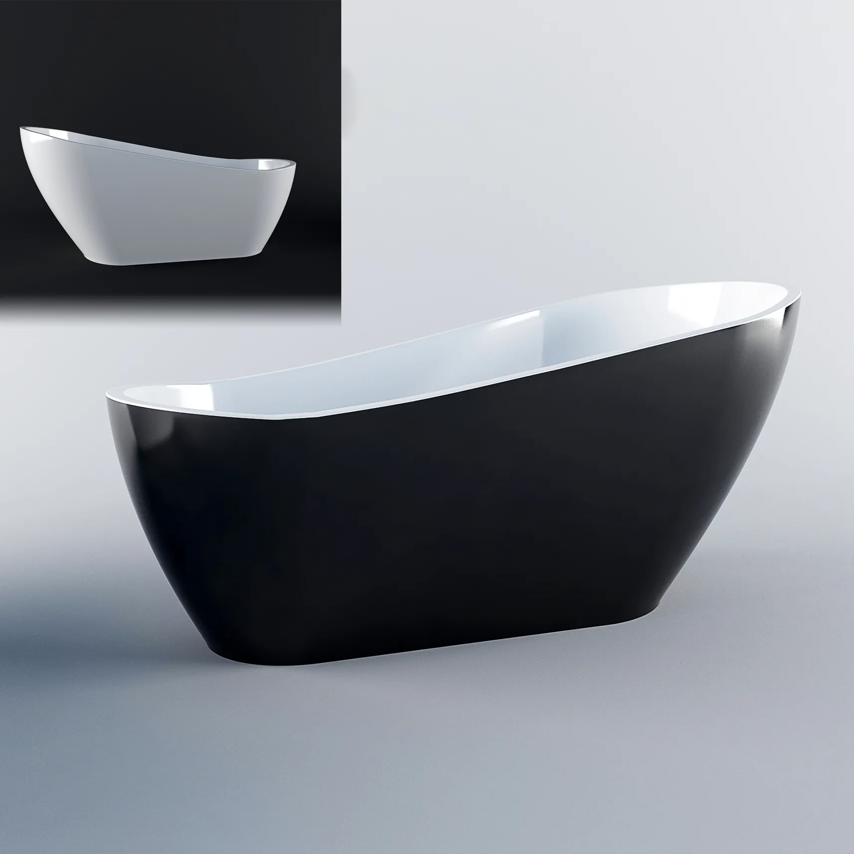bathroom - Bathtub Villeroy 91 3D Model