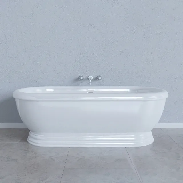 bathroom - Bathtub Villeroy 99 3D Model