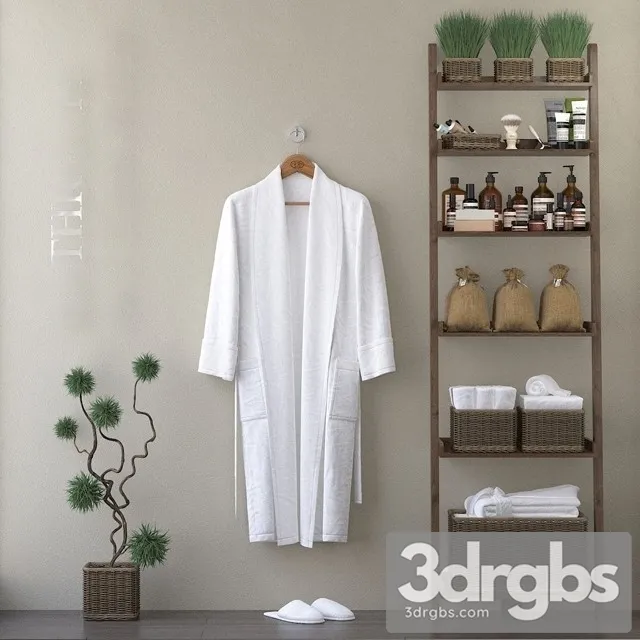 Bathroom Cabinet Baskets 3D Model Free