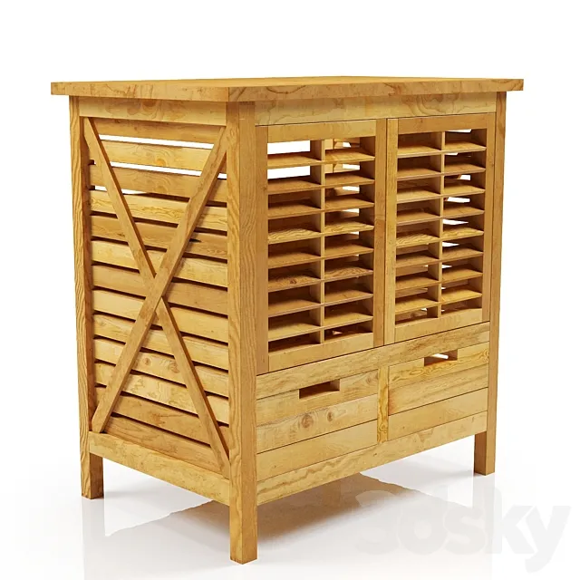 Bathroom cabinet Chrys 3D Model