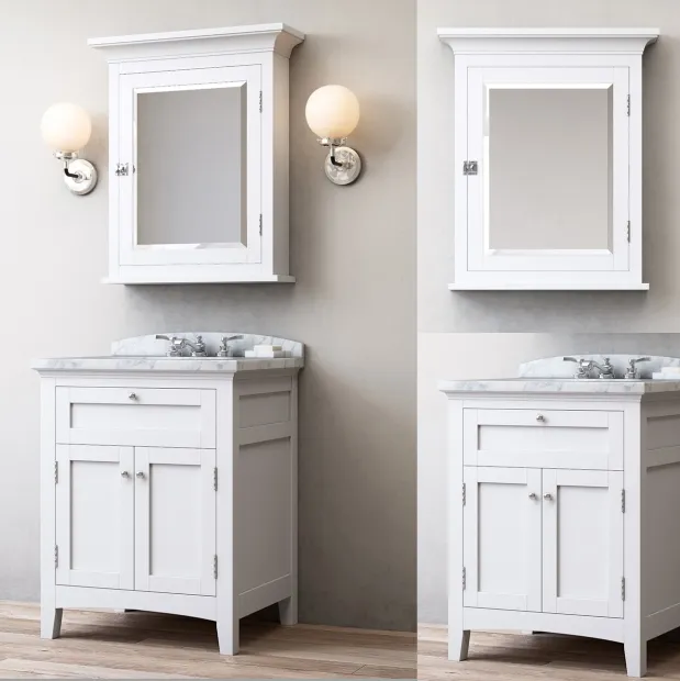 bathroom - Cartwright powder room  vanity 3D Model