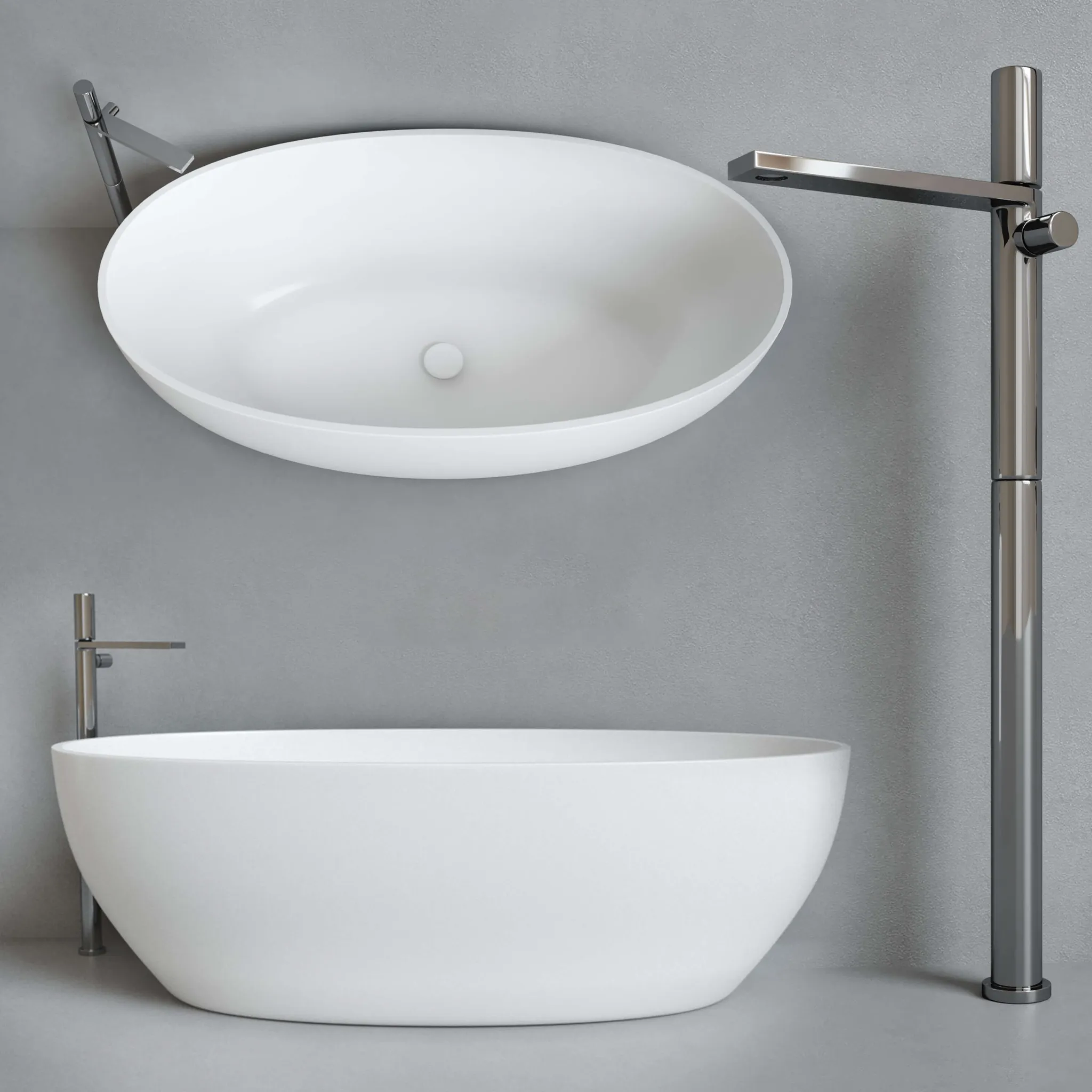 bathroom - Ceramica Cielo washbasin 03 3D Model