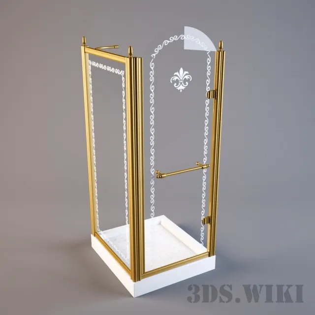 bathroom - Cesares RETRO A1-AX1 90x100 3D Model