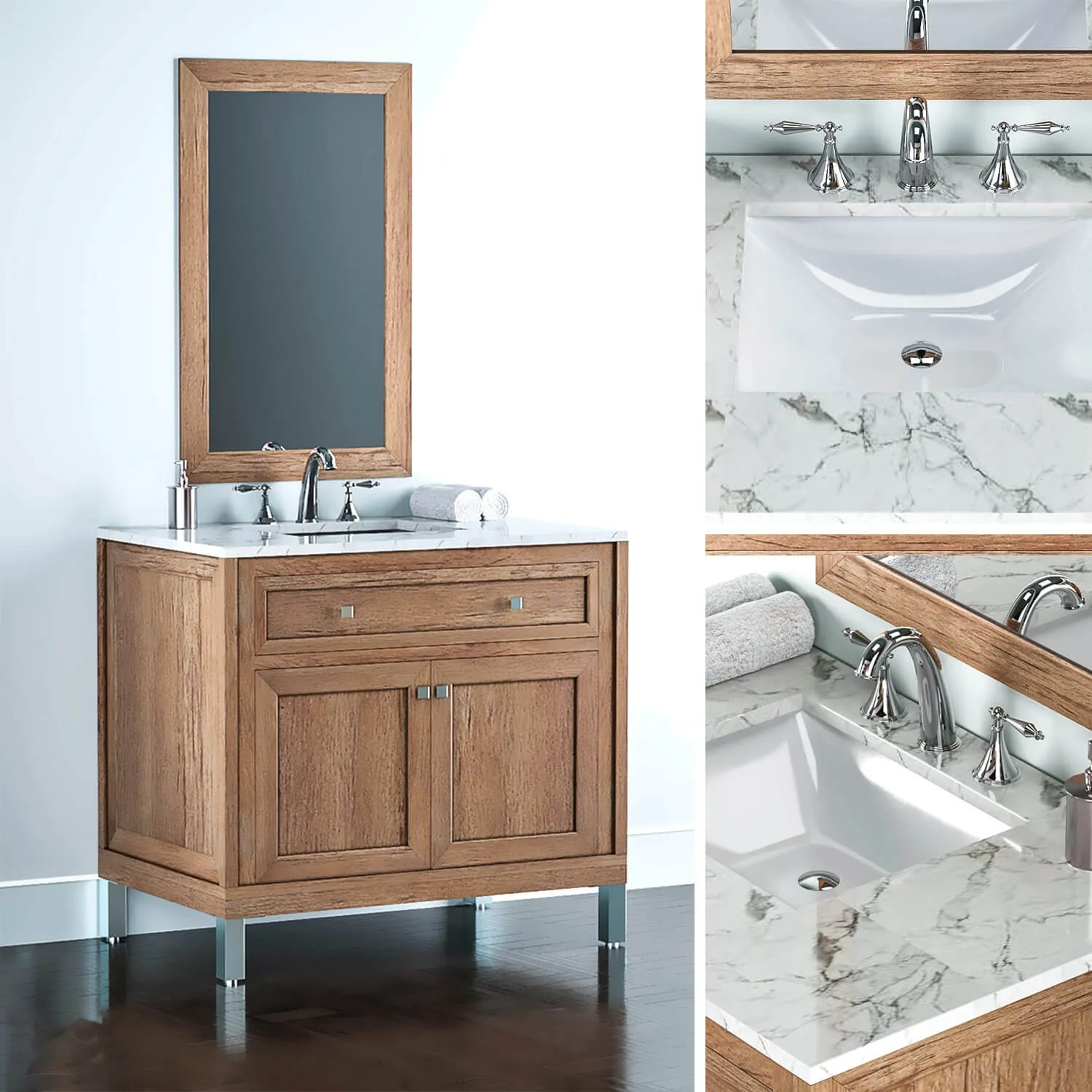 bathroom - Chicago Series – bathroom set 3D Model