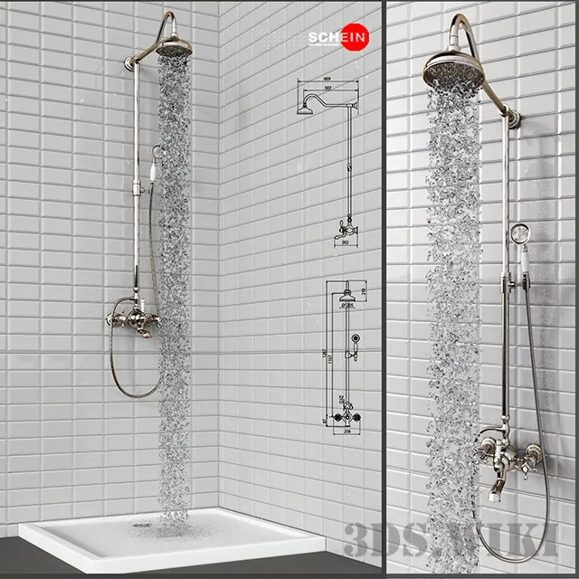 bathroom - Classic bathroom faucets 3D Model