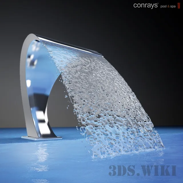 bathroom - Cobra Pool Waterfall (Cobra500) - Conrays 3D Model