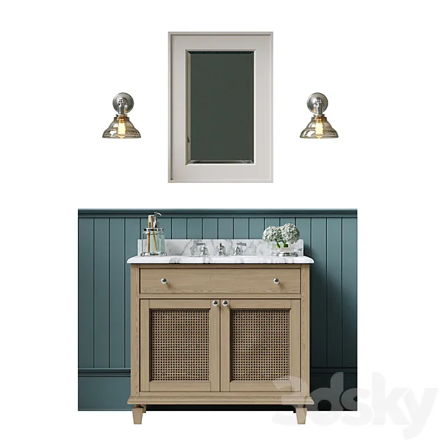 Bathroom complect 3D Model