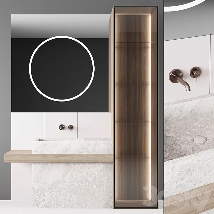Bathroom console №7 3D Model