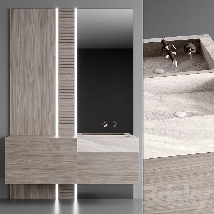 Bathroom console ?8 3D Model