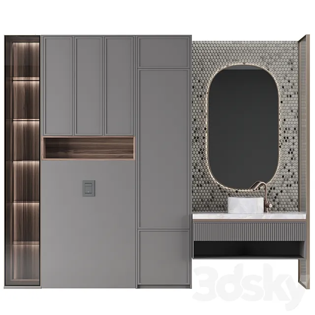 Bathroom console №12 3D Model