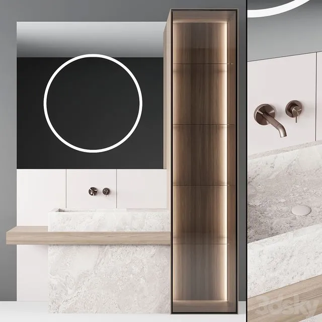 Bathroom console №7 3D Model