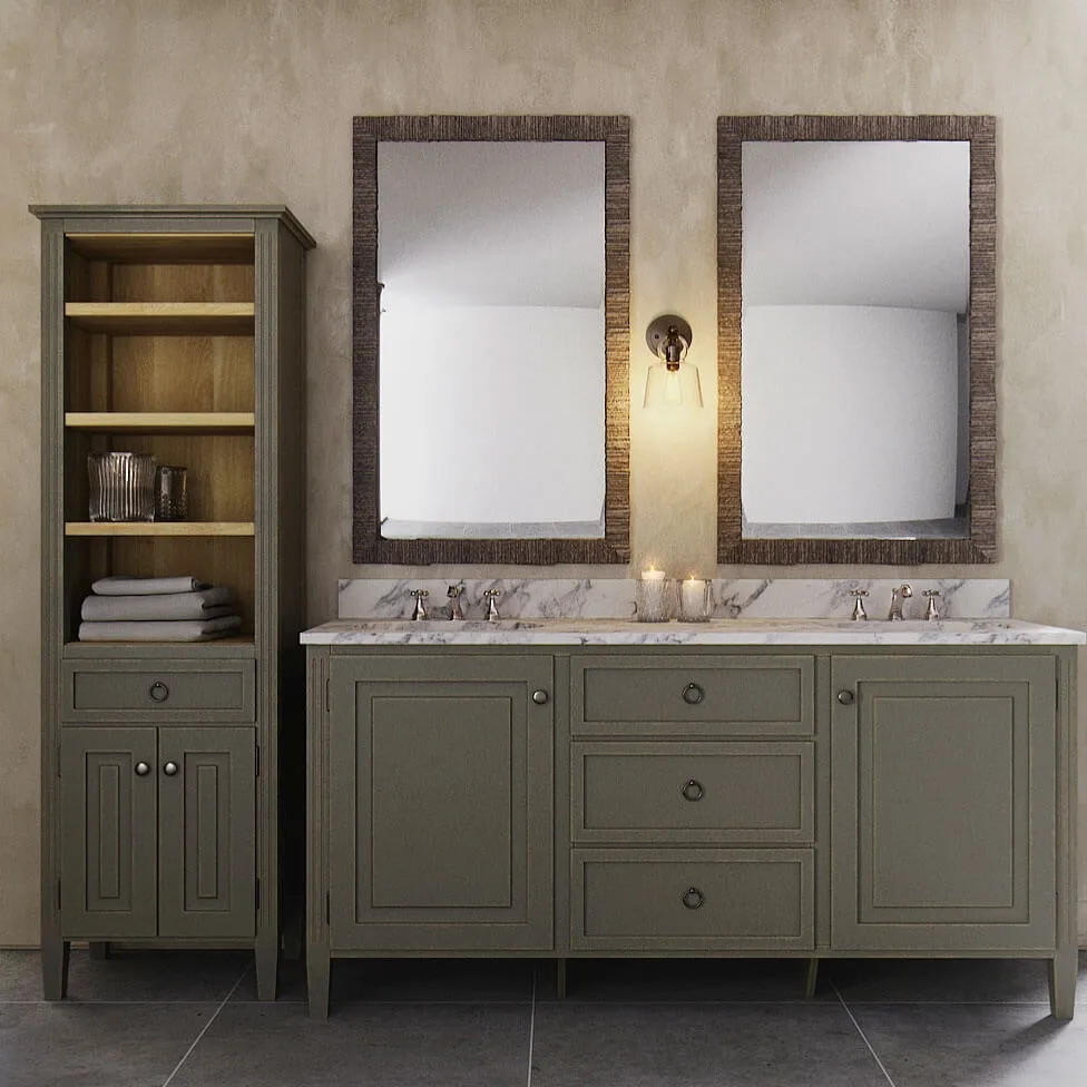 bathroom - Crate and Barell Britta bath 3 3D Model