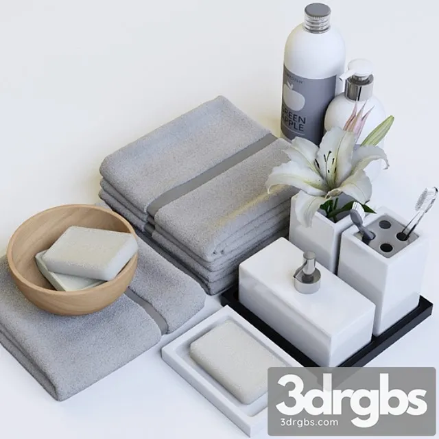 Bathroom Decor 2 2 1 3D Model Free