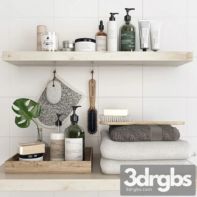Bathroom Decor 3 3D Model Free