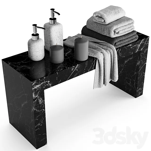 Bathroom decor 3D Model