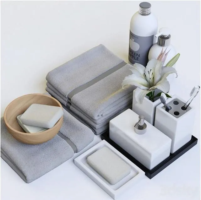Bathroom decor 3D Model
