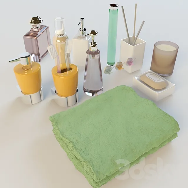 Bathroom decor 3D Model