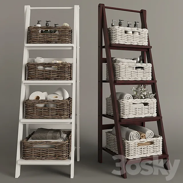 Bathroom decor 4 3D Model