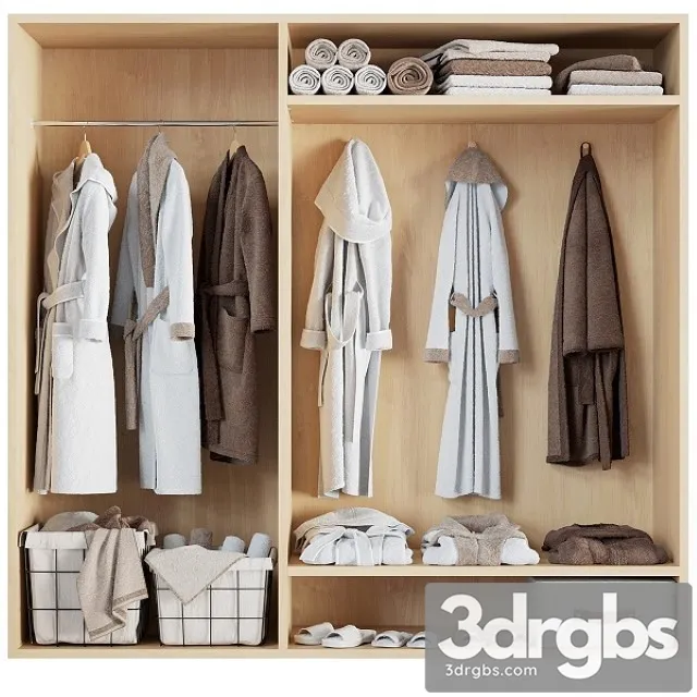 Bathroom Decor Set 001 3D Model Free