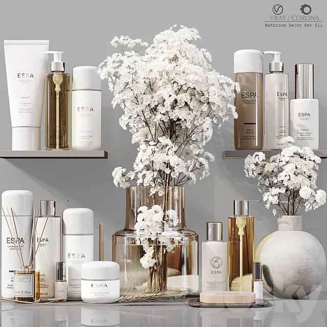 Bathroom Decor Set 011 3DModel
