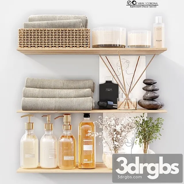 Bathroom decor set 03