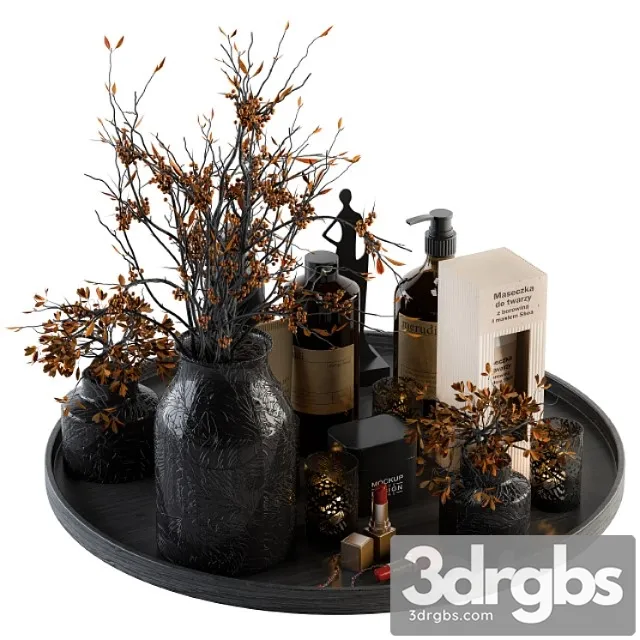 Bathroom Decor Set 07 3D Model Free