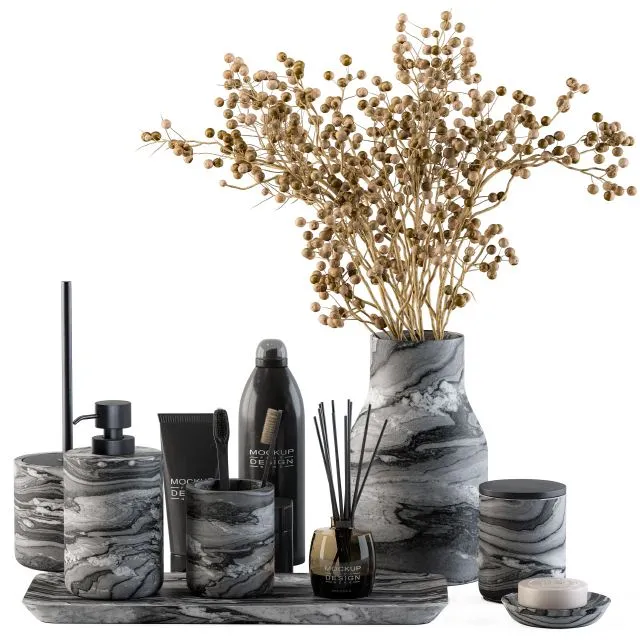 Bathroom Decor Set 11 3D Model