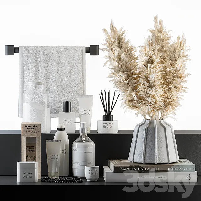 Bathroom Decor Set 12 3D Model