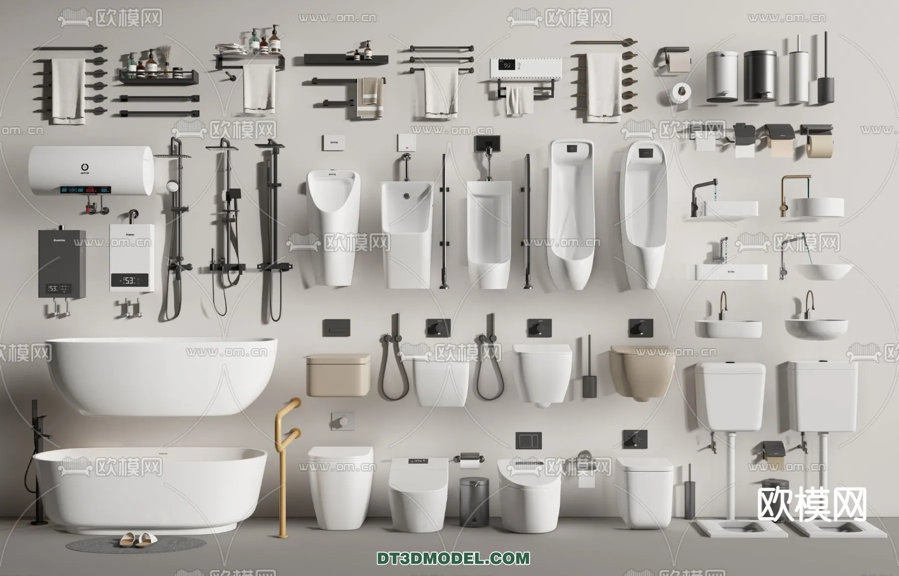 Bathroom Decoration 3D Models For Free Download - 3dsky - 002 - VRAY Render