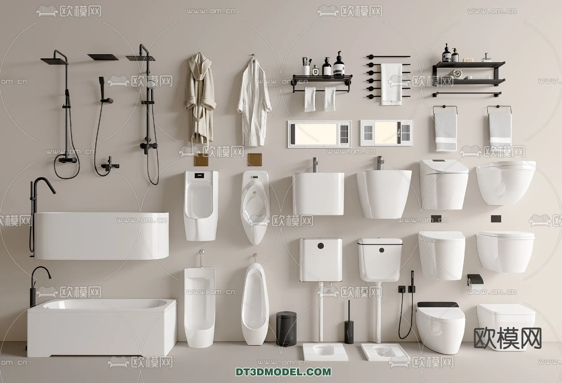 Bathroom Decoration 3D Models For Free Download - 3dsky - 005 - VRAY Render