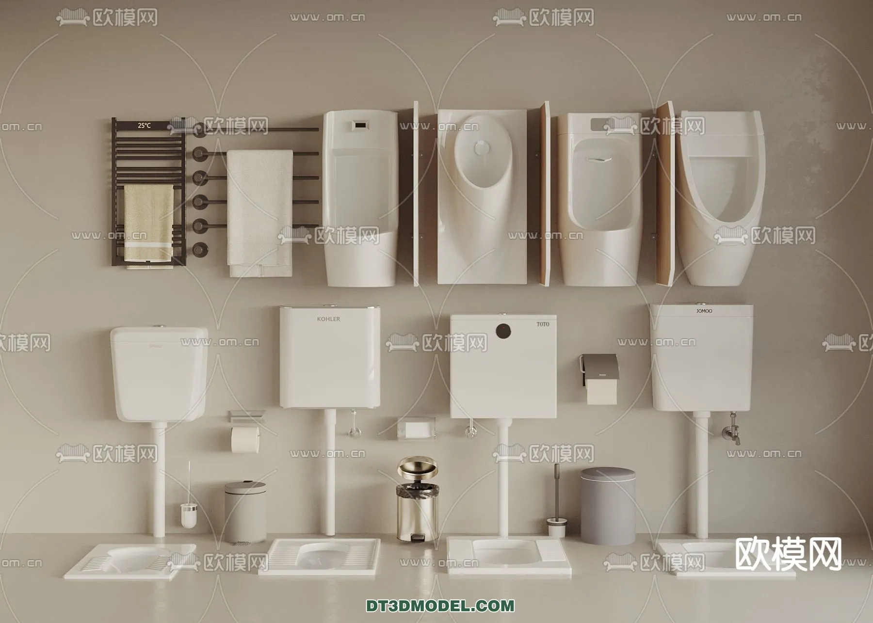 Bathroom Decoration 3D Models For Free Download - 3dsky - 013 - VRAY Render