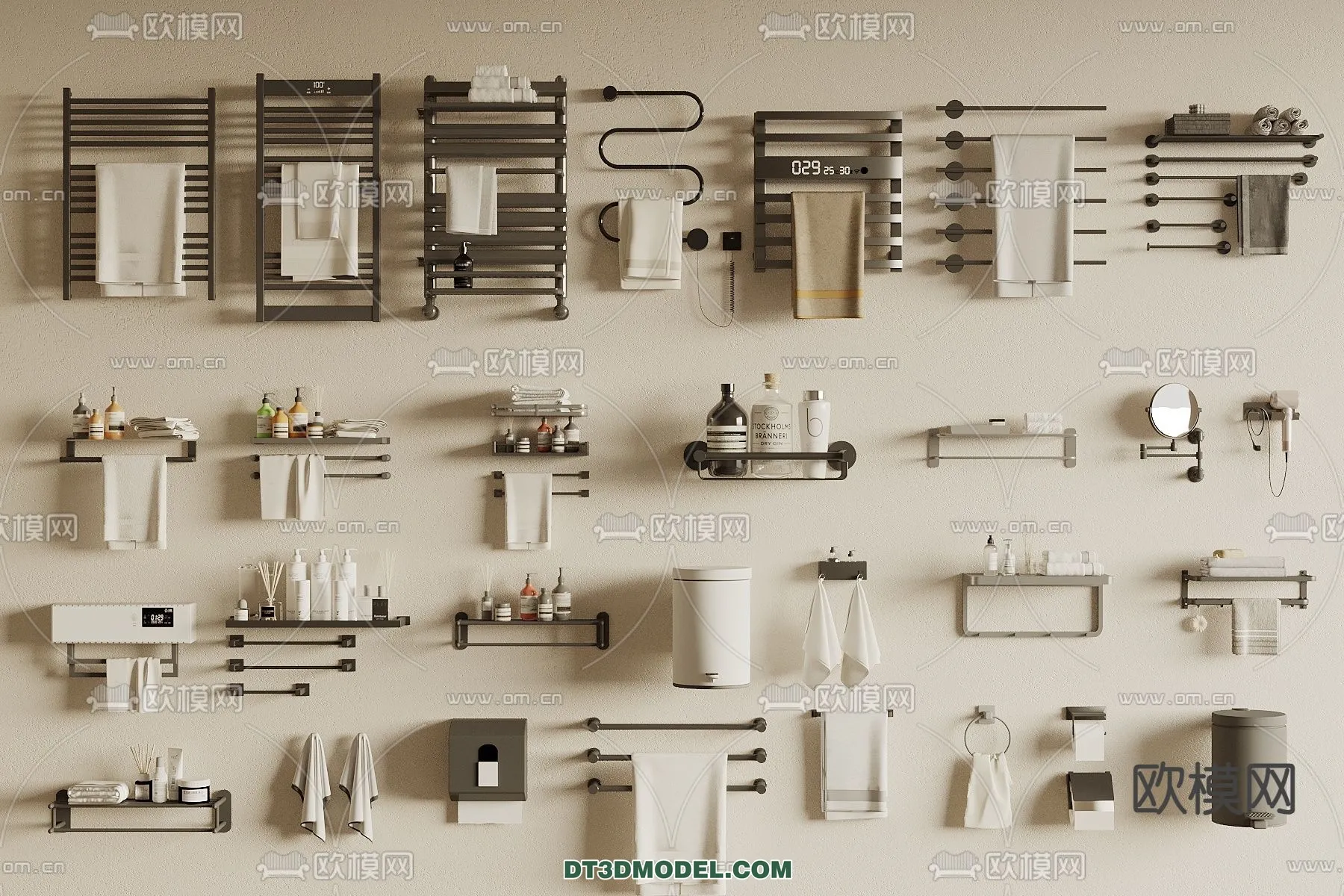 Bathroom Decoration 3D Models For Free Download - 3dsky - 015 - VRAY Render