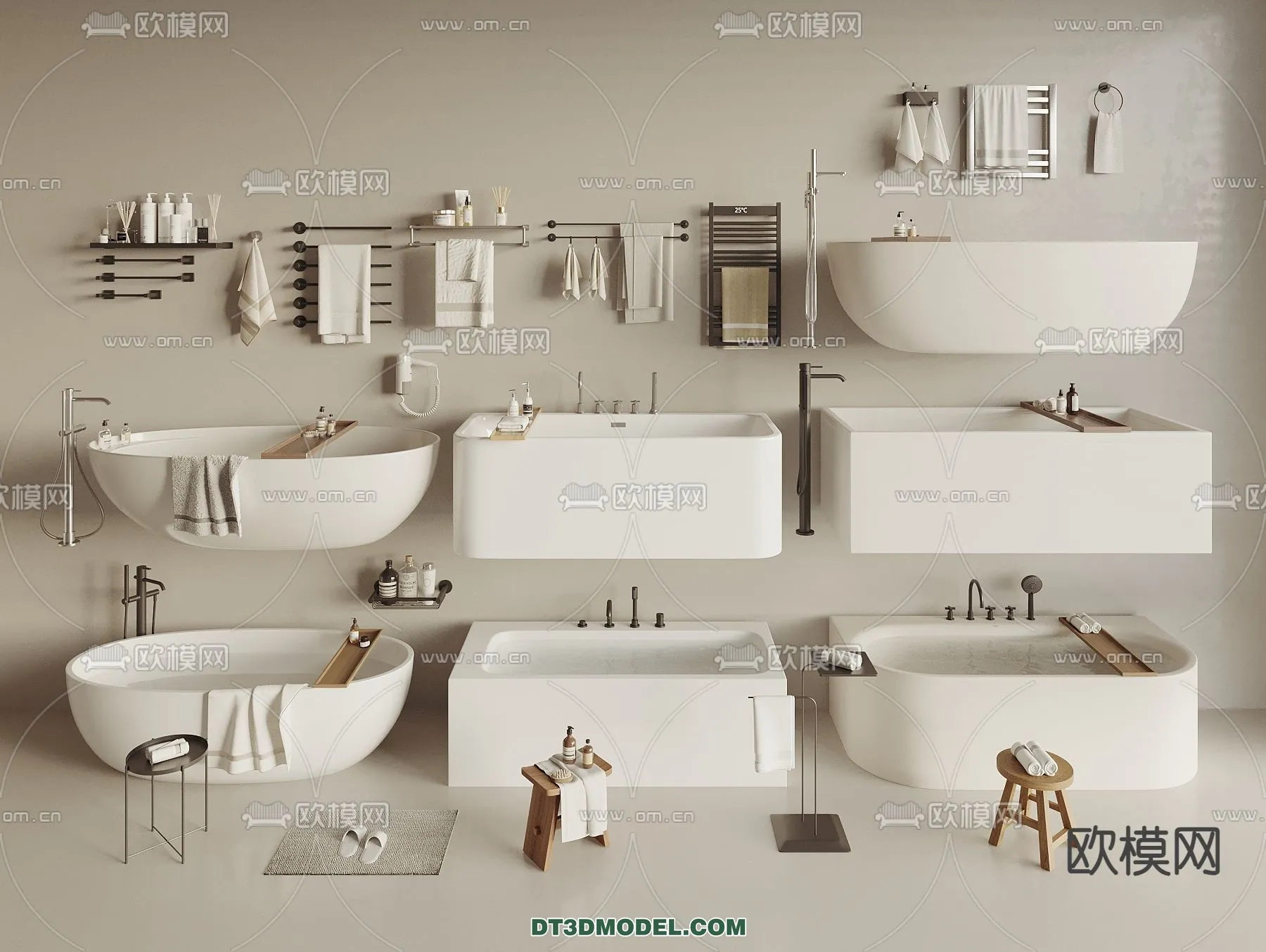 Bathroom Decoration 3D Models For Free Download - 3dsky - 016 - VRAY Render