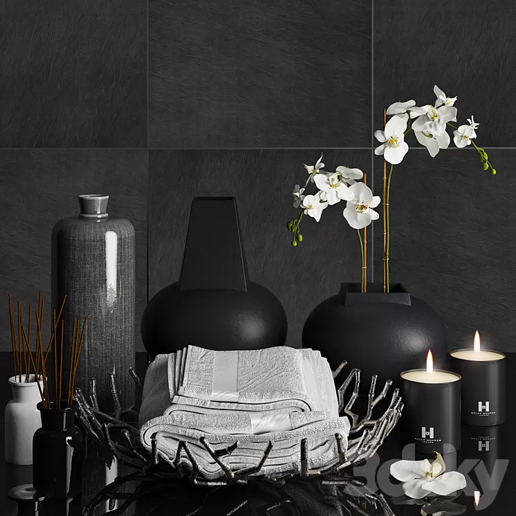 Bathroom Decoration by Kelly Hoppen 3D Model