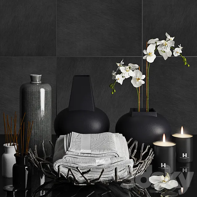 Bathroom Decoration by Kelly Hoppen 3DModel