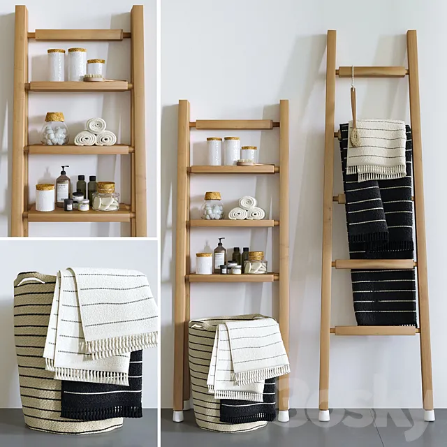 Bathroom decorative set # 6 3D Model