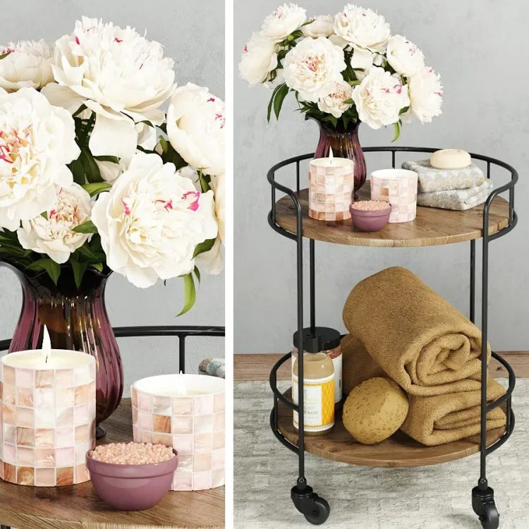 bathroom - Decorative set for bathroom 9 3D Model