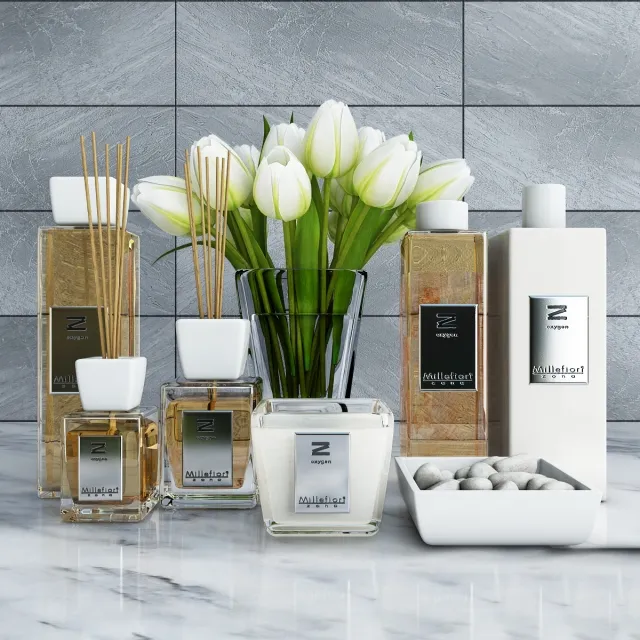 bathroom - Decorative set of bathroom 22 3D Model