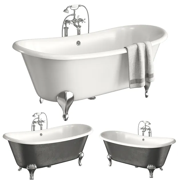 bathroom - Devon and Devon Admiral bath 3D Model