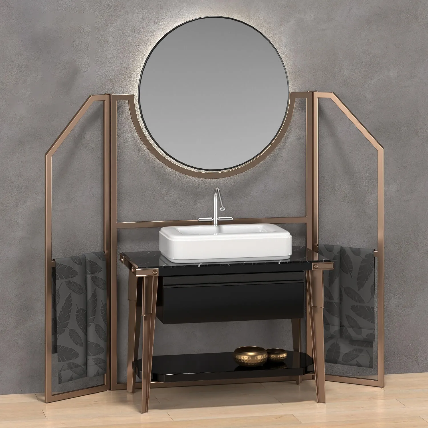 bathroom - Diesel with Scavolini the bathroom 3D Model