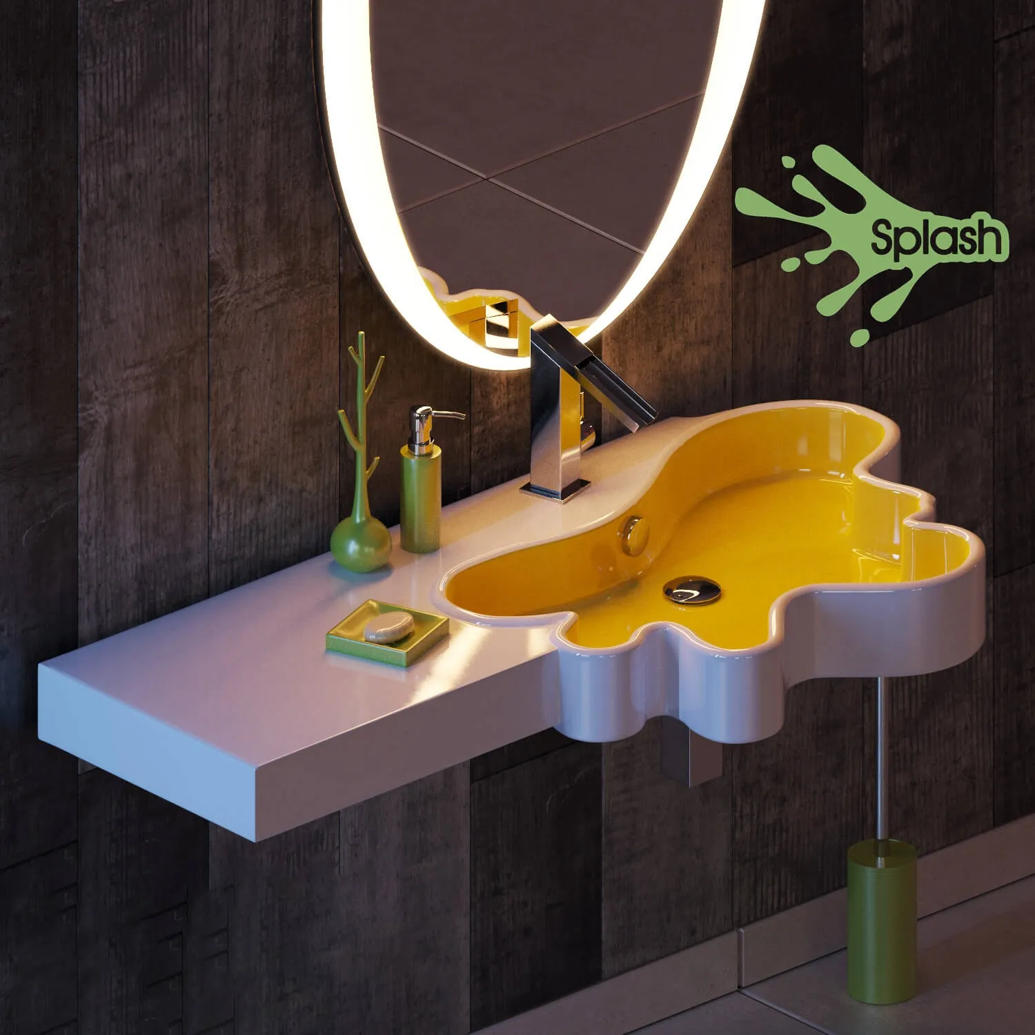 bathroom - Disegno ceramica - Splash 152-DX 3D Model