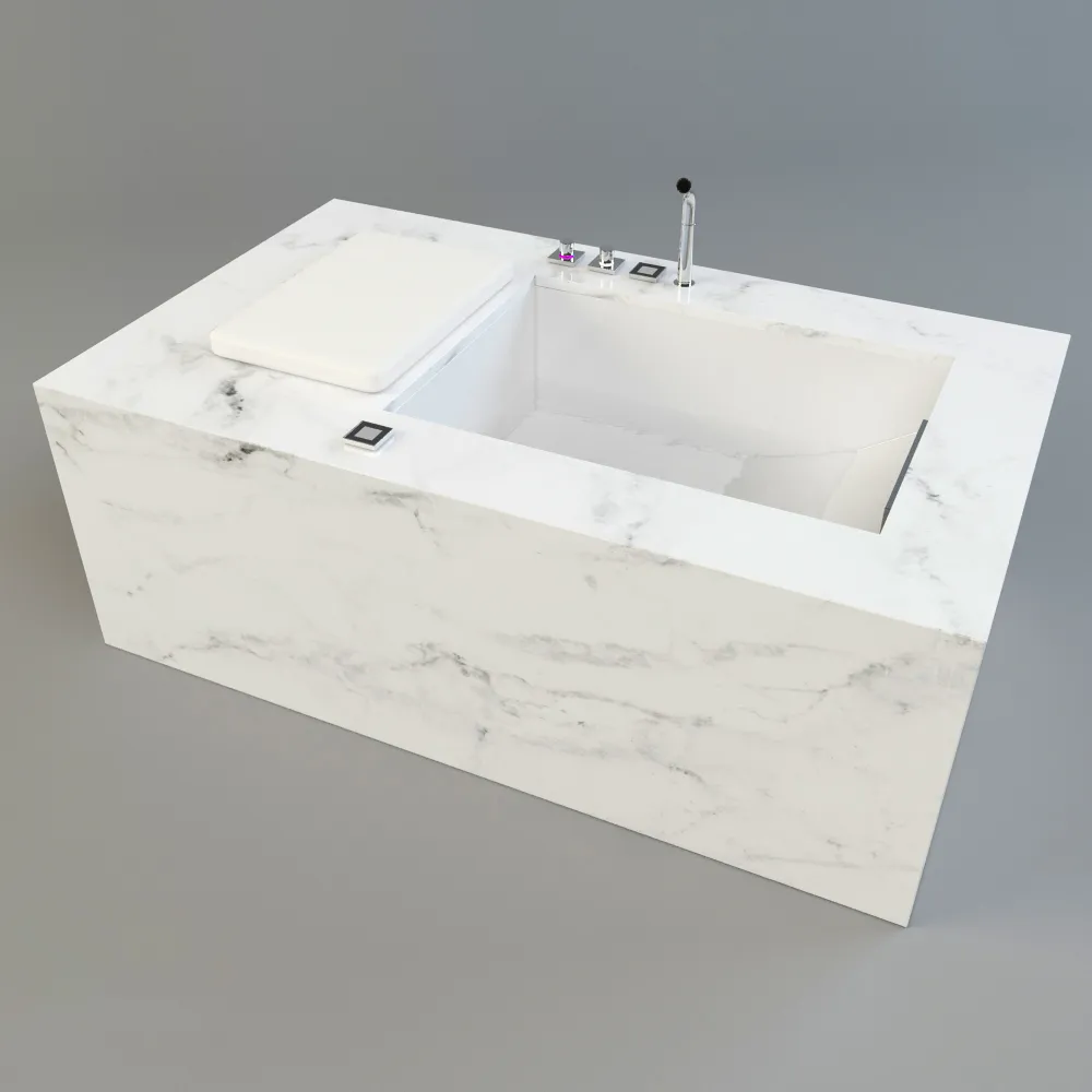 bathroom - Dornbracht bathtub 02 3D Model