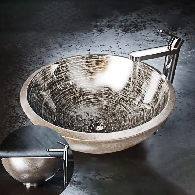 bathroom - Faucet and sink 6 3D Model