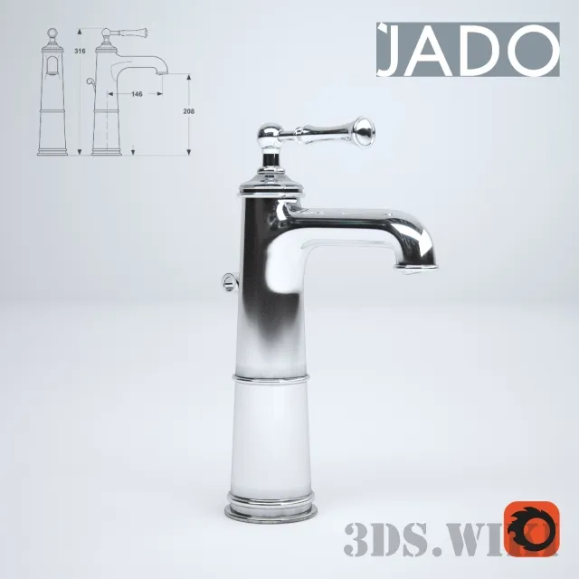 bathroom - Faucet Jado Lighthouse A3851AA 3D Model