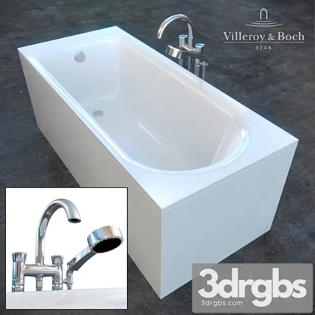 Bathroom Faucet Pavia La Fleur Villeroy Boch 3D Model Free
